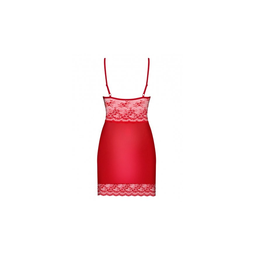 Obsessive Lovica Chemise Red Elastane, Polyamide – 2