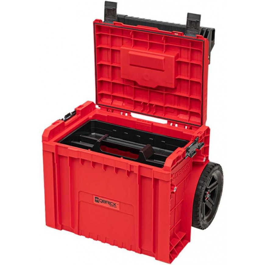 Q-Brick QBRICK PRO tool box with wheels 2.0 PLUS Red – 2