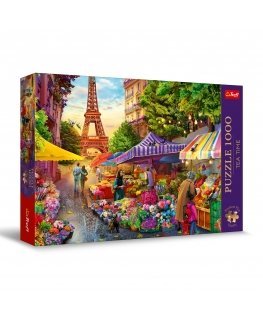 Puzzle 1000 pieces Premium Plus Quality Flower market Paris