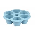 BEABA Silikonbehälter 6x90 ml Sininen BEABA Silikonbehälter 6x90 ml Sininen