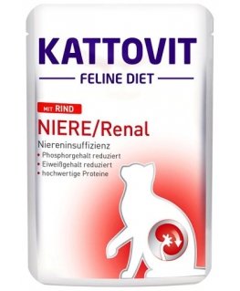 KATTOVIT SASZ NIERE/RENAL Wołowina 85g dla kota