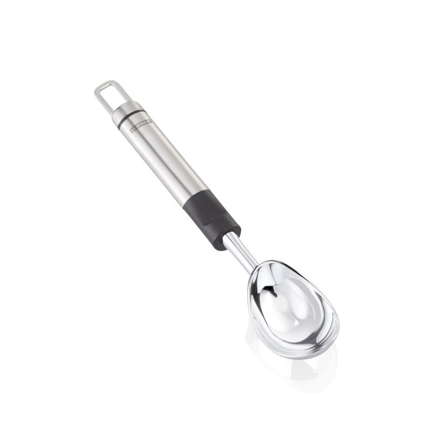 Leifheit 3062 spoon Ice cream spoon Plastic, Stainless steel Black, Stainless steel 1 pc(s)