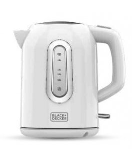 Black & Decker BXKE2204E elektrikann 1,7 l 2200 W Valge