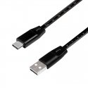 LogiLink CU0157 USB kabelis 1 m USB 2.0 USB A USB C Juoda LogiLink CU0157 USB kabelis 1 m USB 2.0 USB A USB C Juoda
