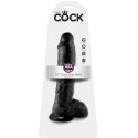 Pipedreams KING COCK 10" COCK Black WITH BALLS 25.4 cm Pipedreams KING COCK 10" COCK Black WITH BALLS 25.4 cm