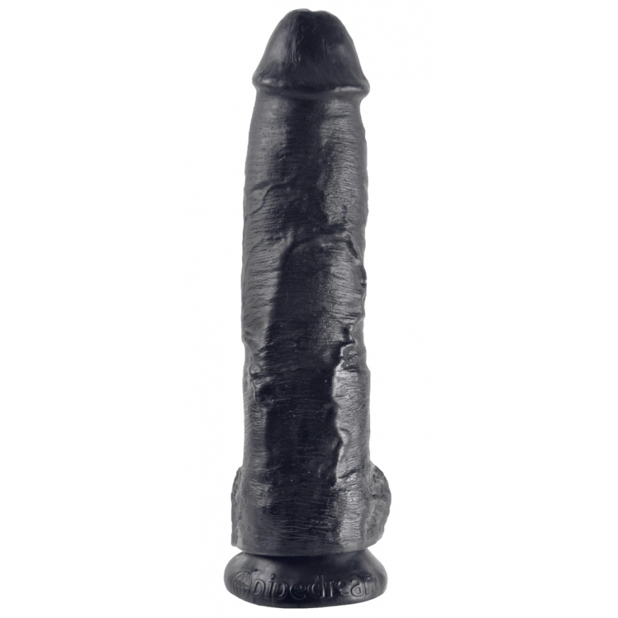 Pipedreams KING COCK 10" COCK Black WITH BALLS 25.4 cm – 4