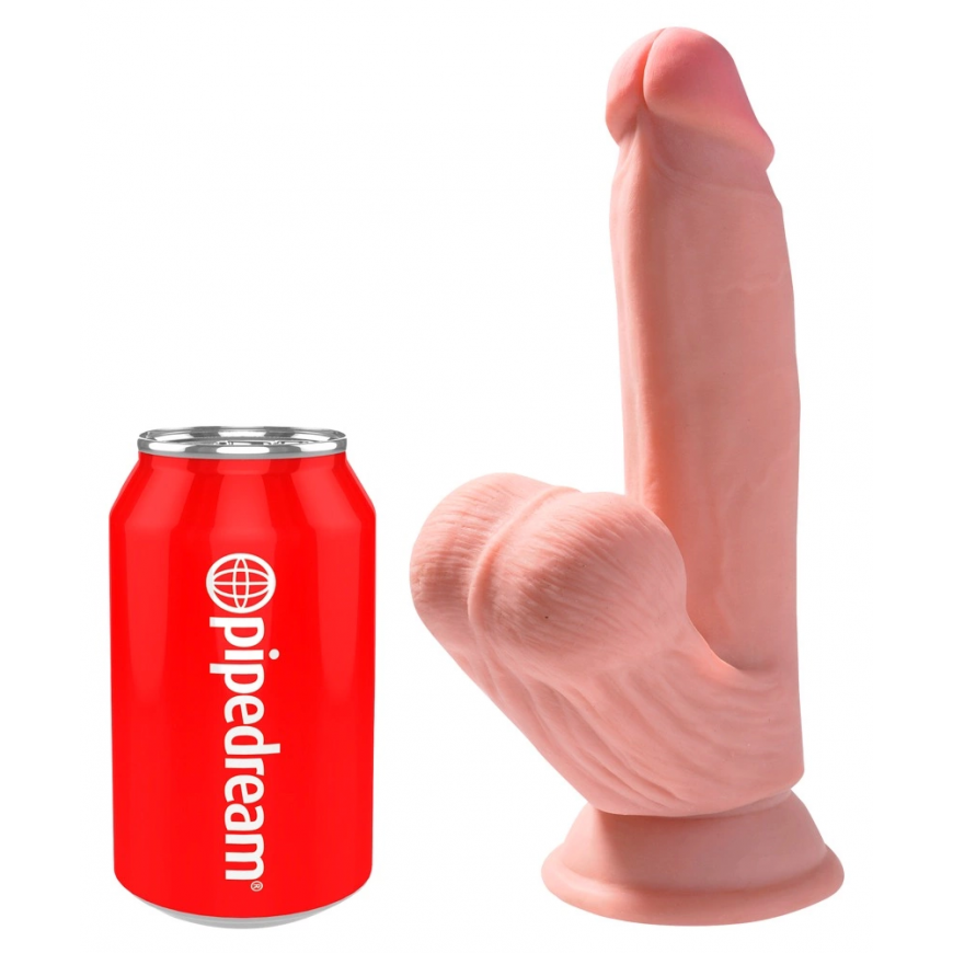 Pipedreams KING COCK PLUS 3D GAIŠČIŲ SIŪPIMO KAMULIAI 15,2 CM – 4