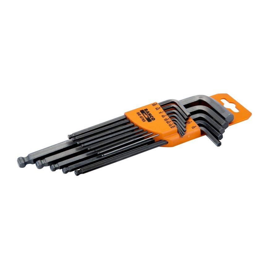 Bahco BE-9785 hex-avain L-muotoinen kuusiokoloavainsetti Metrinen/brittiläinen 13 kpl – 2