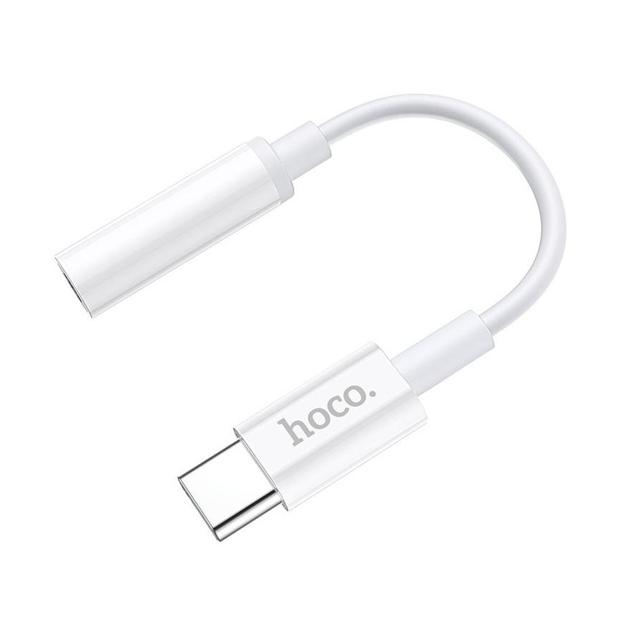 Audio adapteris Hoco LS30 Type-C to 3.5mm baltas – 2