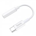 Audio adapteris Hoco LS30 Type-C to 3.5mm baltas Audio adapteris Hoco LS30 Type-C to 3.5mm baltas