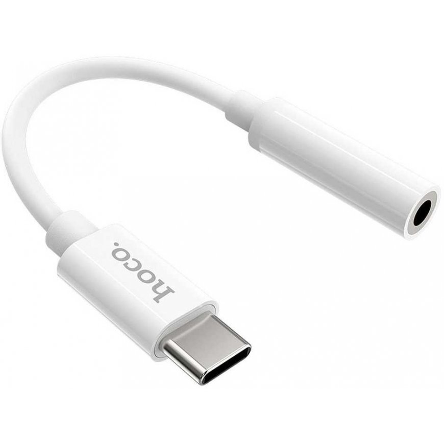 Audio adapter Hoco LS30 Type-C to 3.5mm white – 5