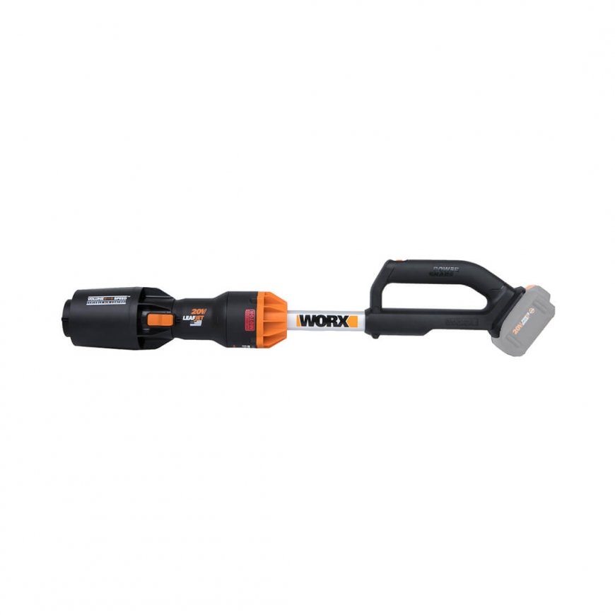 WORX WG543E.9 langaton lehtipuhallin 209 km/h Alumiini, musta, Oranssi 18 V Litiumioni (Li-Ion) – 2