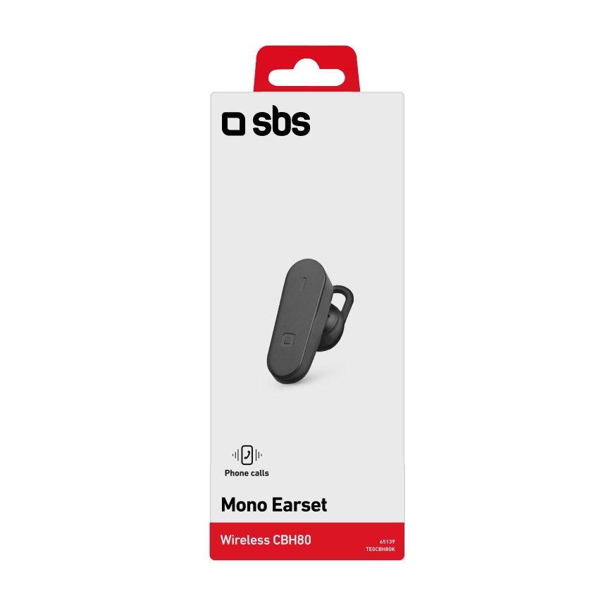 SBS TE0CBH80K headphones/headset Wireless Ear-hook Calls/Music Micro-USB Bluetooth Black – 4