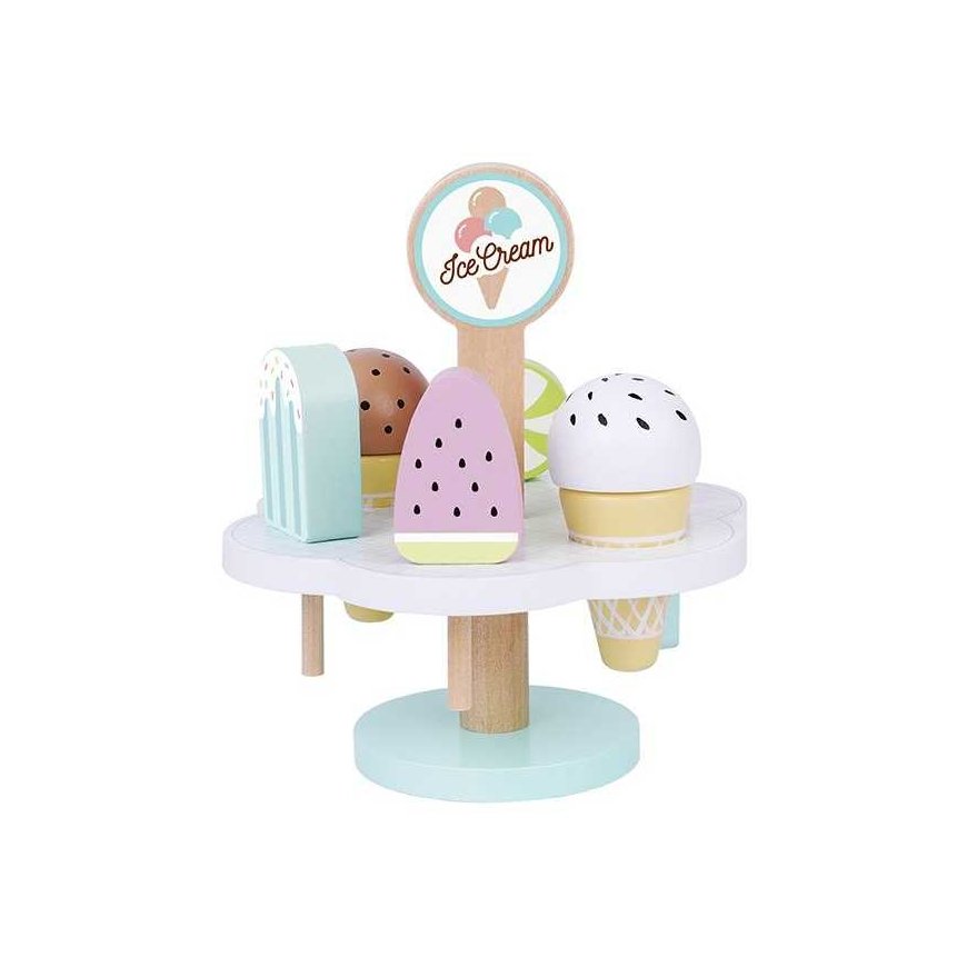 Tooky Toys TOOKY TOY Wooden Magnetic Ice Cream on a Stand – 2
