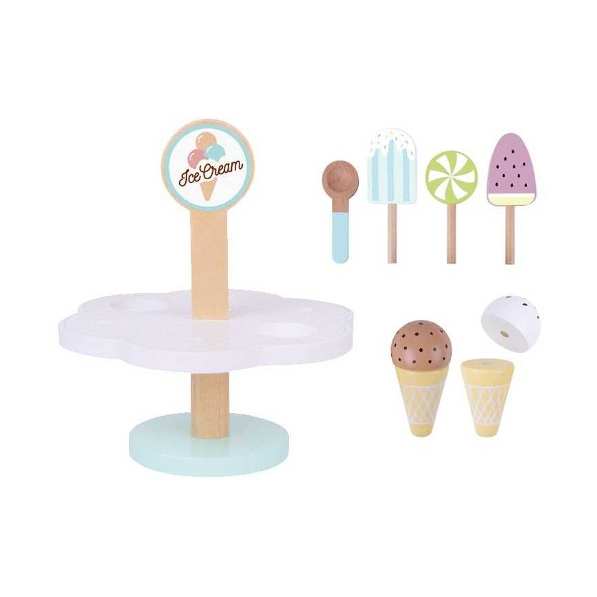 Tooky Toys TOOKY TOY Drewniane Lody Magnetyczne na Stojaku – 3