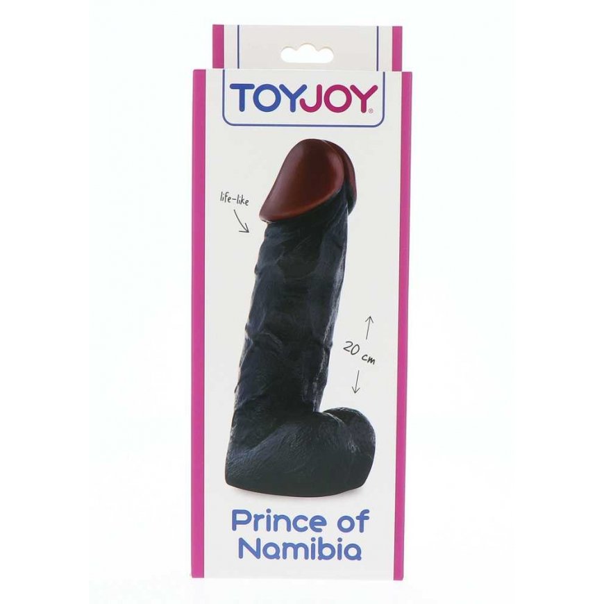 TOYJOY Dildo juoda tikroviška penio sekso narė 20cm – 2