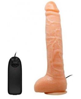 LYBAILE Top sex Toy Penis Dldo with Vibro 21 cm Flesh
