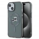 Karl Lagerfeld IML K&CH Heads Metal Frame MagSafe Case for iPhon
