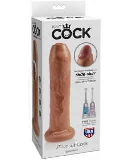 Pipedreams KING COCK - UNCUT REALISTIC PICK 17.8 CM CARAMEL