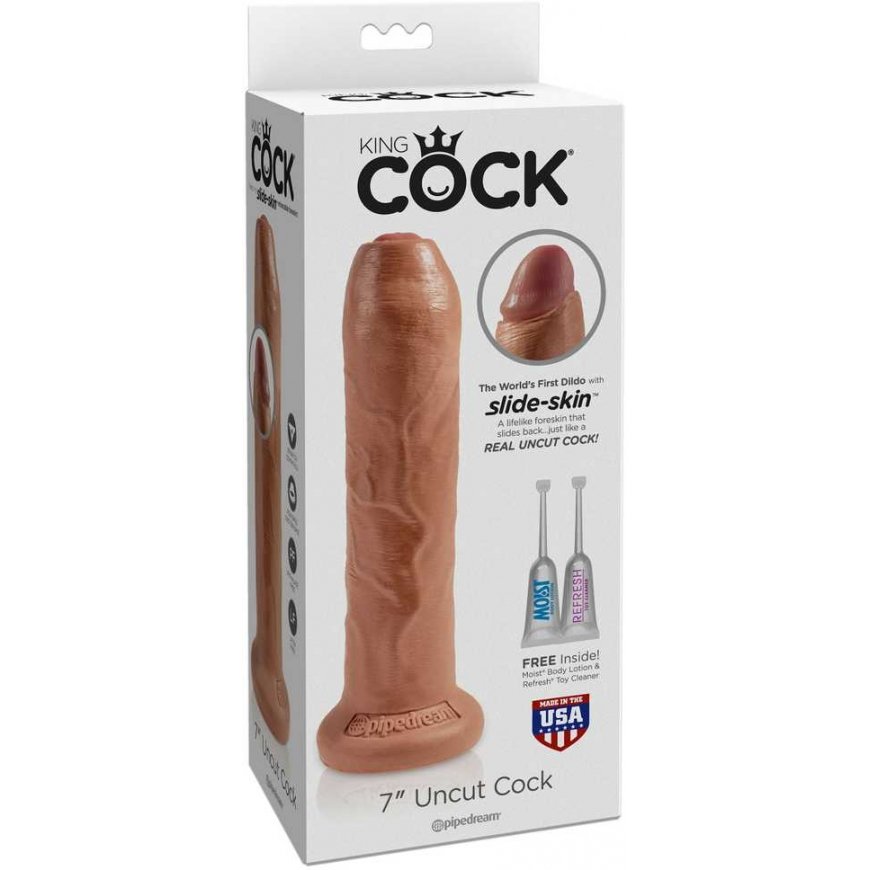 Pipedreams KING COCK - UNCUT REALISTIC PICK 17.8 CM CARAMEL