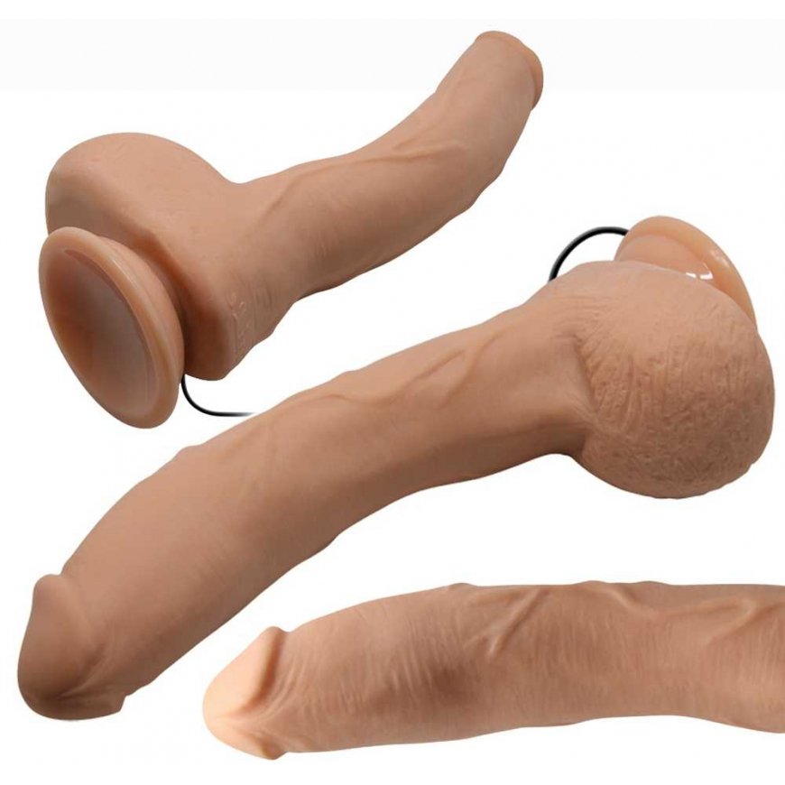 LYBAILE Top sex Toy Penis Dldo with Vibro 26 cm Flesh – 5