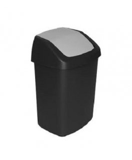 Curver Swing-Top 10 L Rectangular Plastic Black, Grey