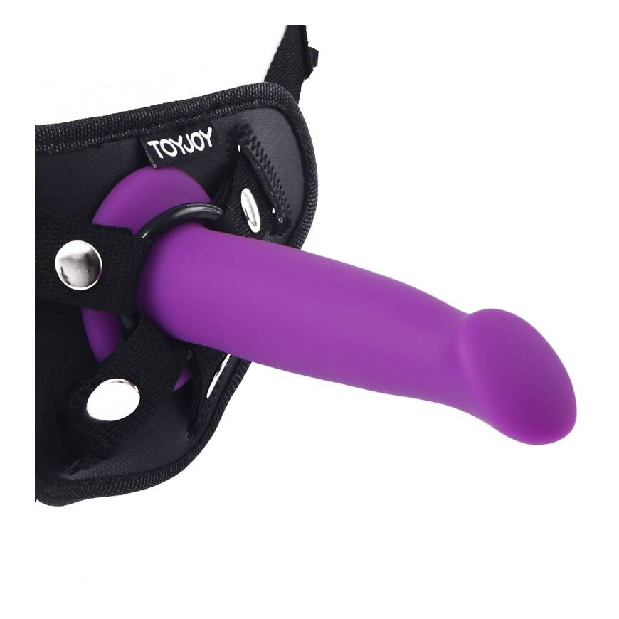 TOYJOY Wąskie dildo with przyssawka do uprzęży strap-on 15cm – 3