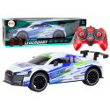 Lean Toys RC Sports Car 1:10 25km/h Lights Baltas