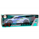 Lean Toys RC Sports Car 1:10 25km/h Lights White