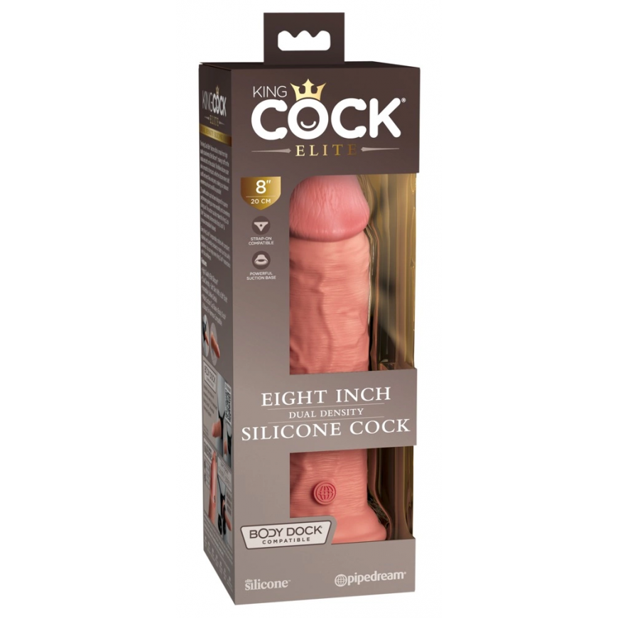Pipedreams KING COCK ELITE - REALISTIC SILICONE DILDO 20.3 CM – 3