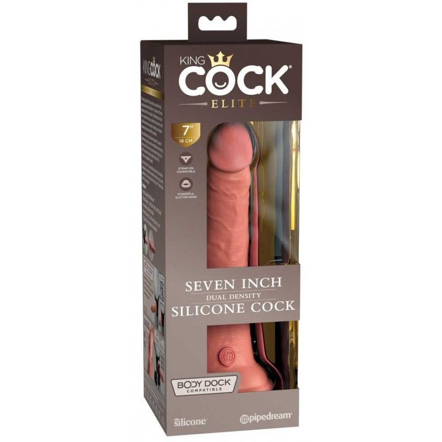 King Cock Elite KCE 7 Dual Density Cock Light