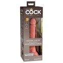 King Cock Elite KCE 7 Dual Density Cock Light King Cock Elite KCE 7 Dual Density Cock Light