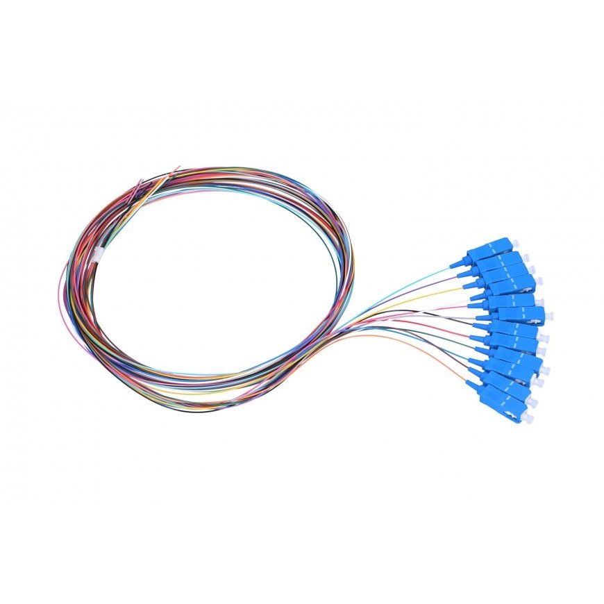 Extralink PIGTAILS SET SC/UPC SM G.657A1 12PCS 12-COLOURS InfiniBand/fibre optic cable
