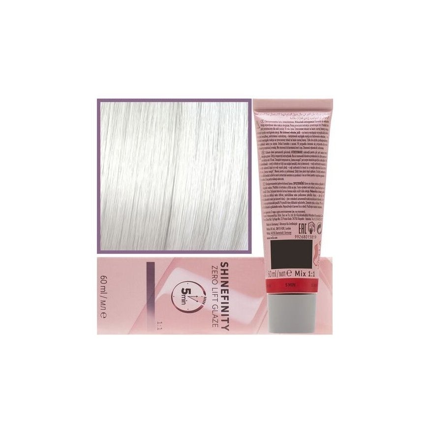 Wella Shinefinity Zero Lift Glaze - profesjonalna farba do włosów, 60ml - 010/6 Clear | Lawendowy Błysk – 2