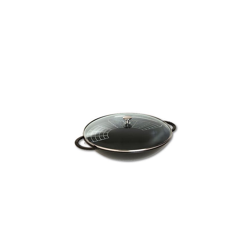 Staub Wok Vokki-/öljyvokkipannu Pyöreä