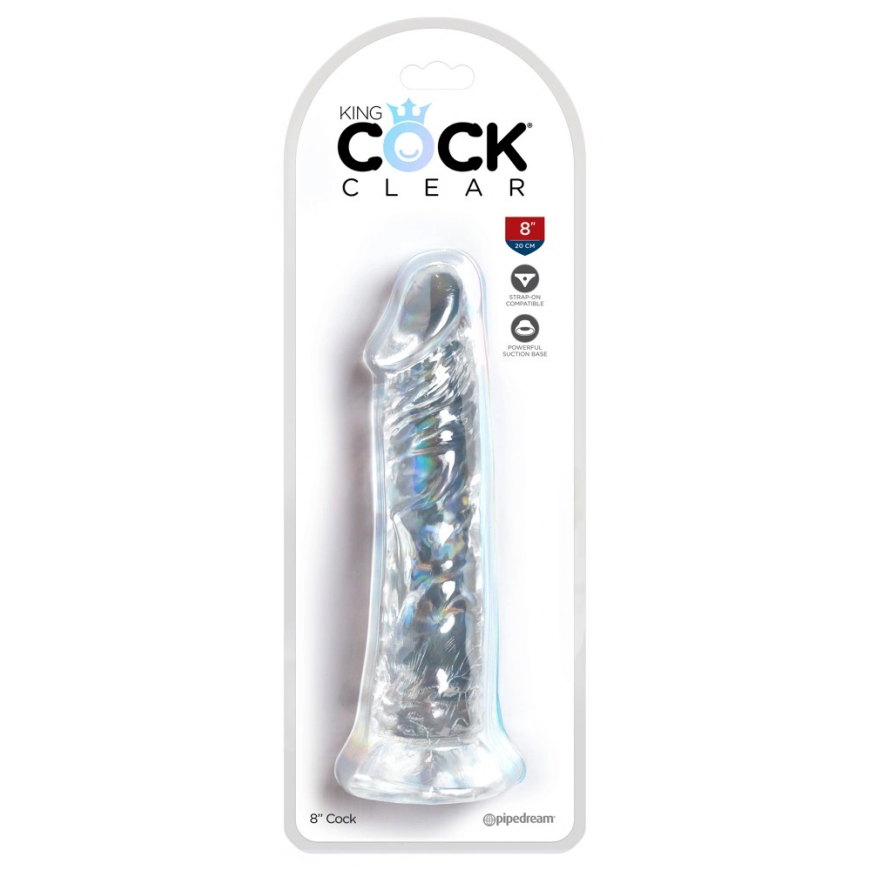 Pipedreams KING COCK - CLEAR REALISTIC PENCIL 19.7 CM