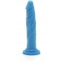 TOYJOY Blue silicone file with suction cup 19 cm