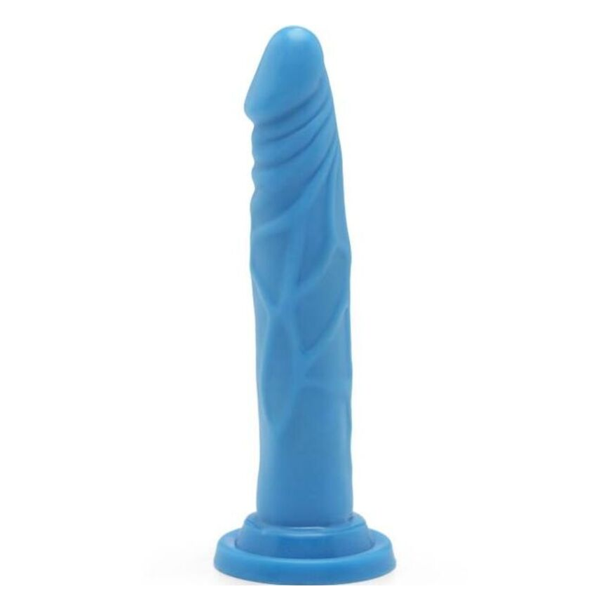 TOYJOY Blue silicone file with suction cup 19 cm – 2