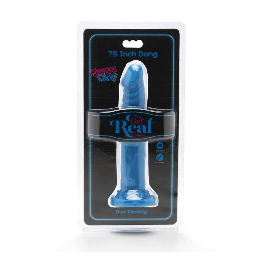 TOYJOY Blue silicone file with suction cup 19 cm – 3