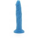 TOYJOY Blue silicone file with suction cup 19 cm