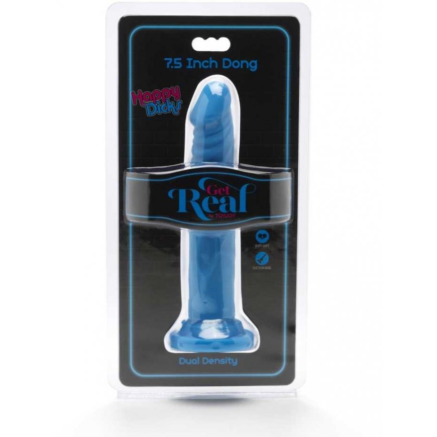 TOYJOY Blue silicone file with suction cup 19 cm – 5