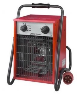 Euromac EK5001 Melns, Sarkans 5000 W Elektriskais termoventilators