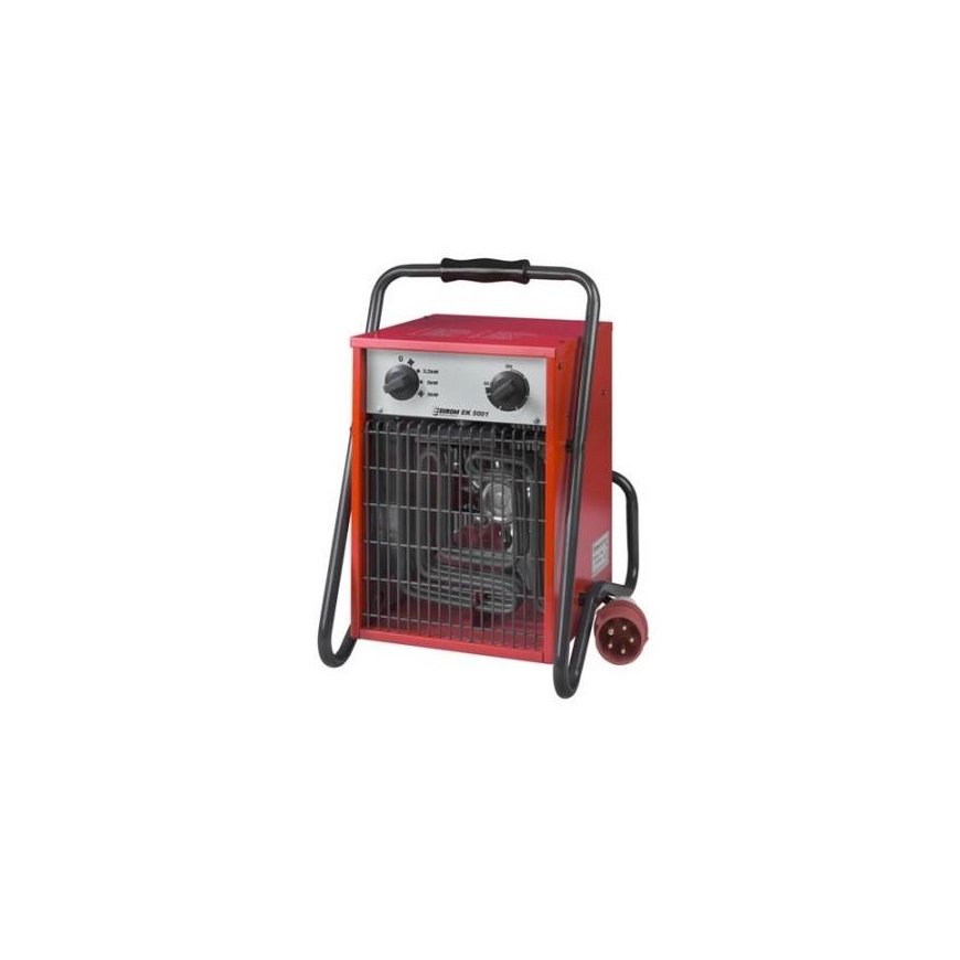 Euromac EK5001 Juoda, Raudona 5000 W Elektrinis šildytuvas-ventiliatorius