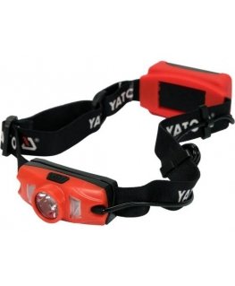 Yato YT-08596 kabatas baterija Melns, Sarkans Pieres lukturis LED