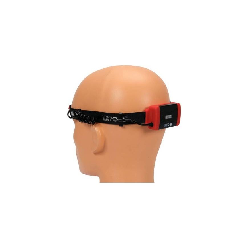 Yato YT-08596 kabatas baterija Melns, Sarkans Pieres lukturis LED – 5