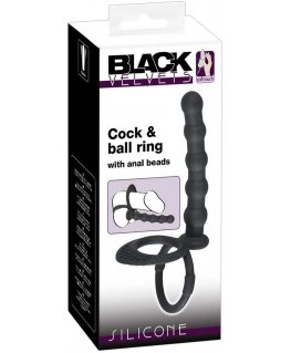 Orion Black Velvets Cock and Ball