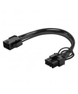 Savio AK-49 Kabel zasilajcy 6 pin - 8 pin (6+2) PCI-Express Must 0,18 m