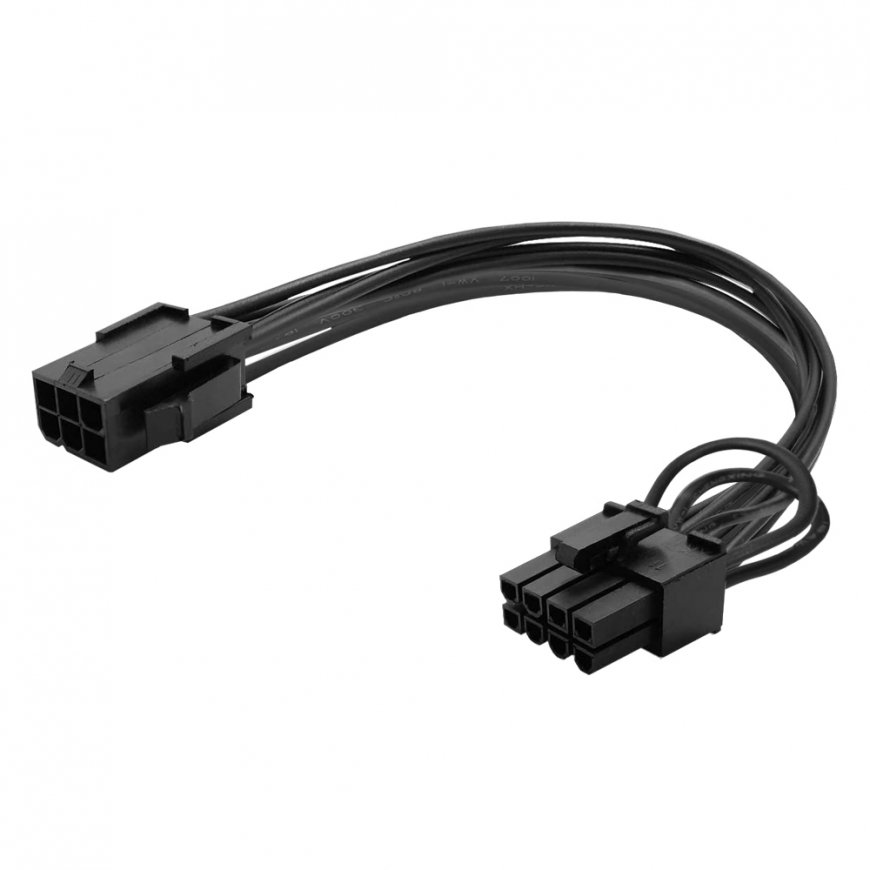 Savio AK-49 Kabel zasilajcy 6 pin - 8 pin (6+2) PCI-Express Черный 0,18 m