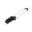 Extralink ANCHORING CLAMP PA6-9 kaablikinniti Must, Teras Extralink ANCHORING CLAMP PA6-9 kaablikinniti Must, Teras