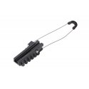 Extralink ANCHORING CLAMP PA6-9 kabeļu skava Melns, Tērauds Extralink ANCHORING CLAMP PA6-9 kabeļu skava Melns, Tērauds